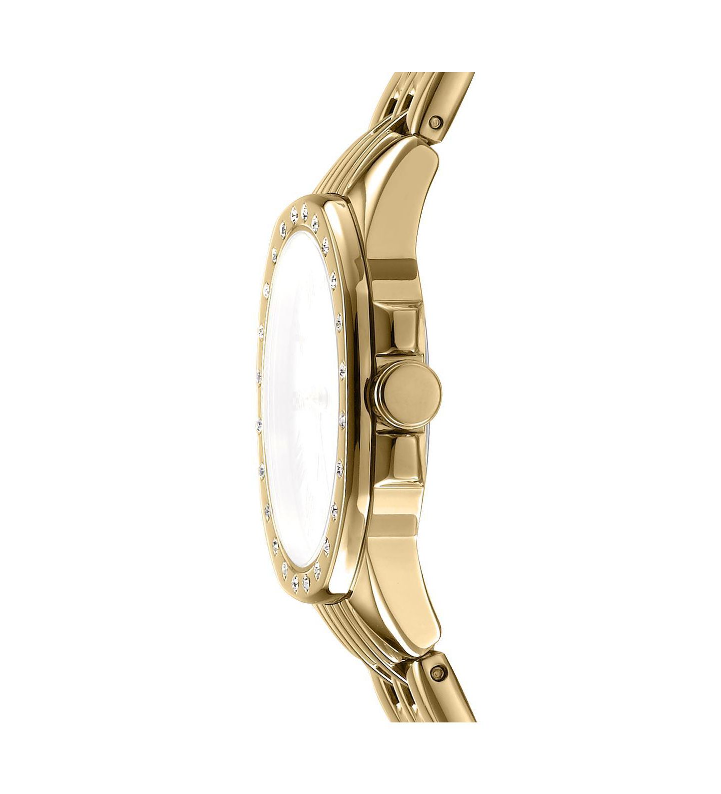 Женские часы DKNY Quartz Brooklyn Mini Water-Resistant Stainless Steel Bracelet Watch, 30mm, цвет: Золотой — фото 2