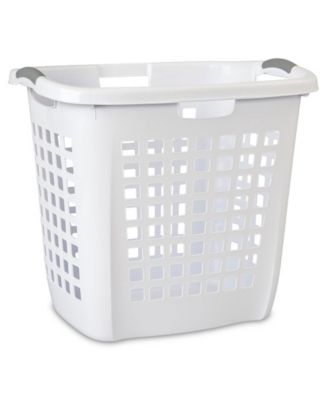 Ultra Easy Carry Plastic Dirty Clothes Laundry Basket Hamper (4 Pack)