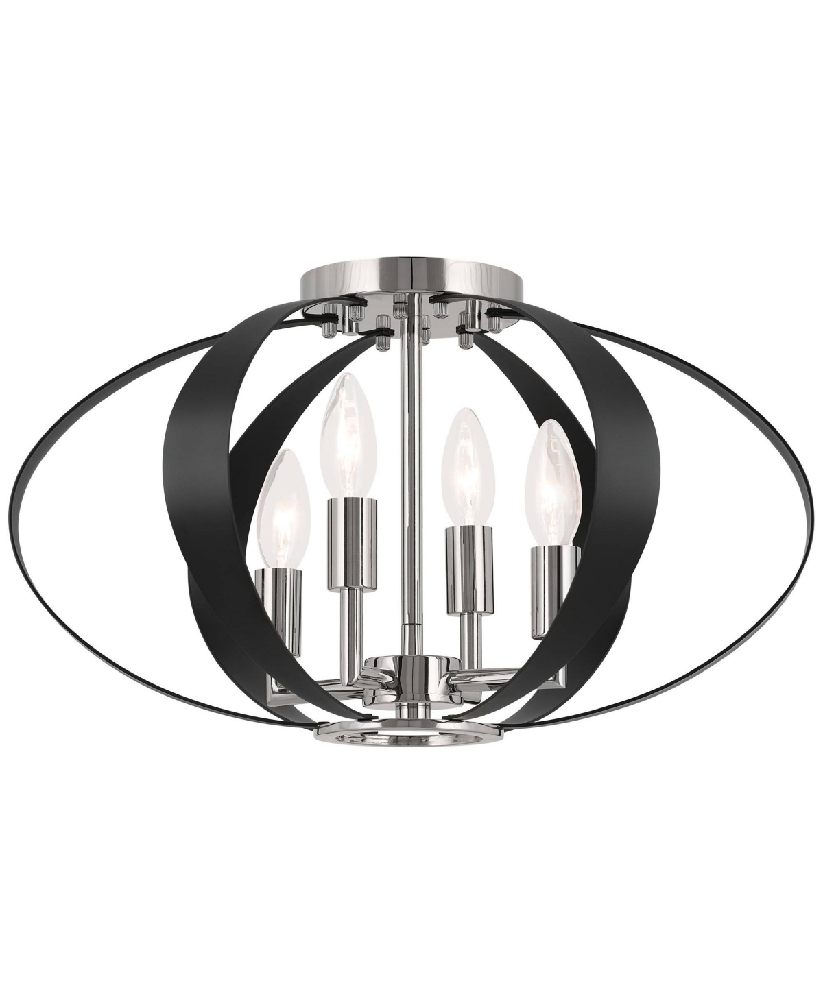 Kichler Cecil 17 3/4" Wide Polished Nickel and Ceiling Light