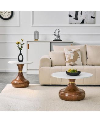 Affordable Luxury Gourd Nesting Coffee Table Set