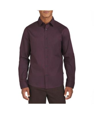 Men's Foster Long-Sleeve Point-Collar Printed Shirt