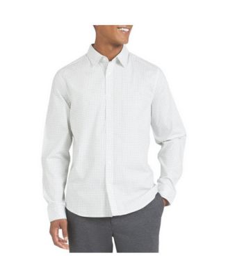 Men's Stratford Stretch Regular-Fit Long-Sleeve Printed Shirt