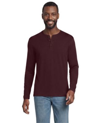 Men's Long Sleeve Cotton Supima Henley