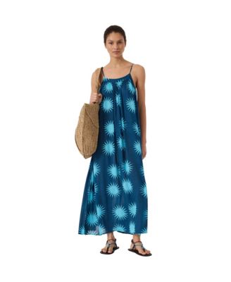 Women's Soleil Printed Strappy Maxi Dress