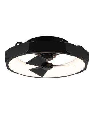 19 Modern Ultra Low Profile Ceiling Fan with Light and Remote