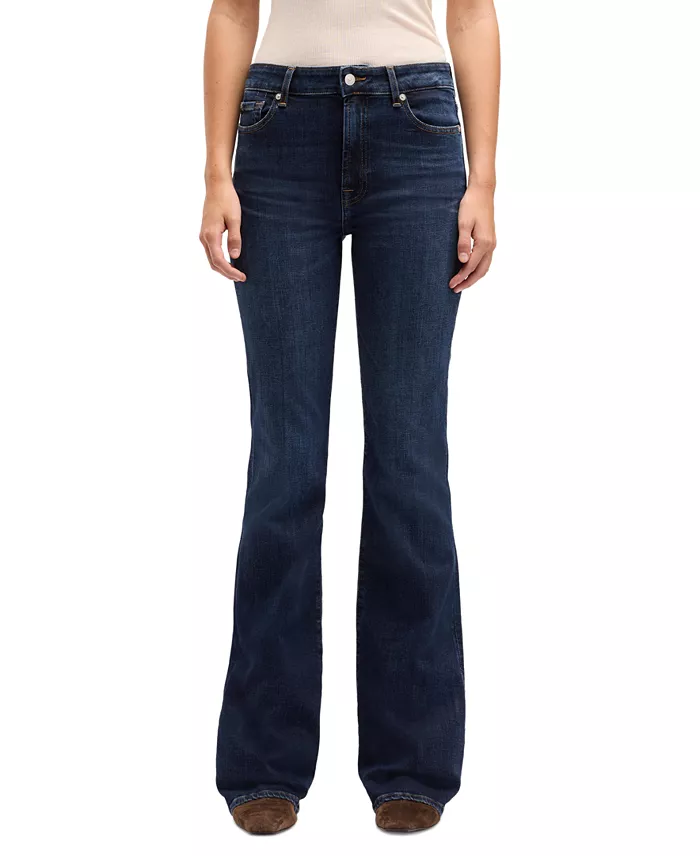 Women's Mid-Rise Leggy Bootcut Slim Illusion Jeans