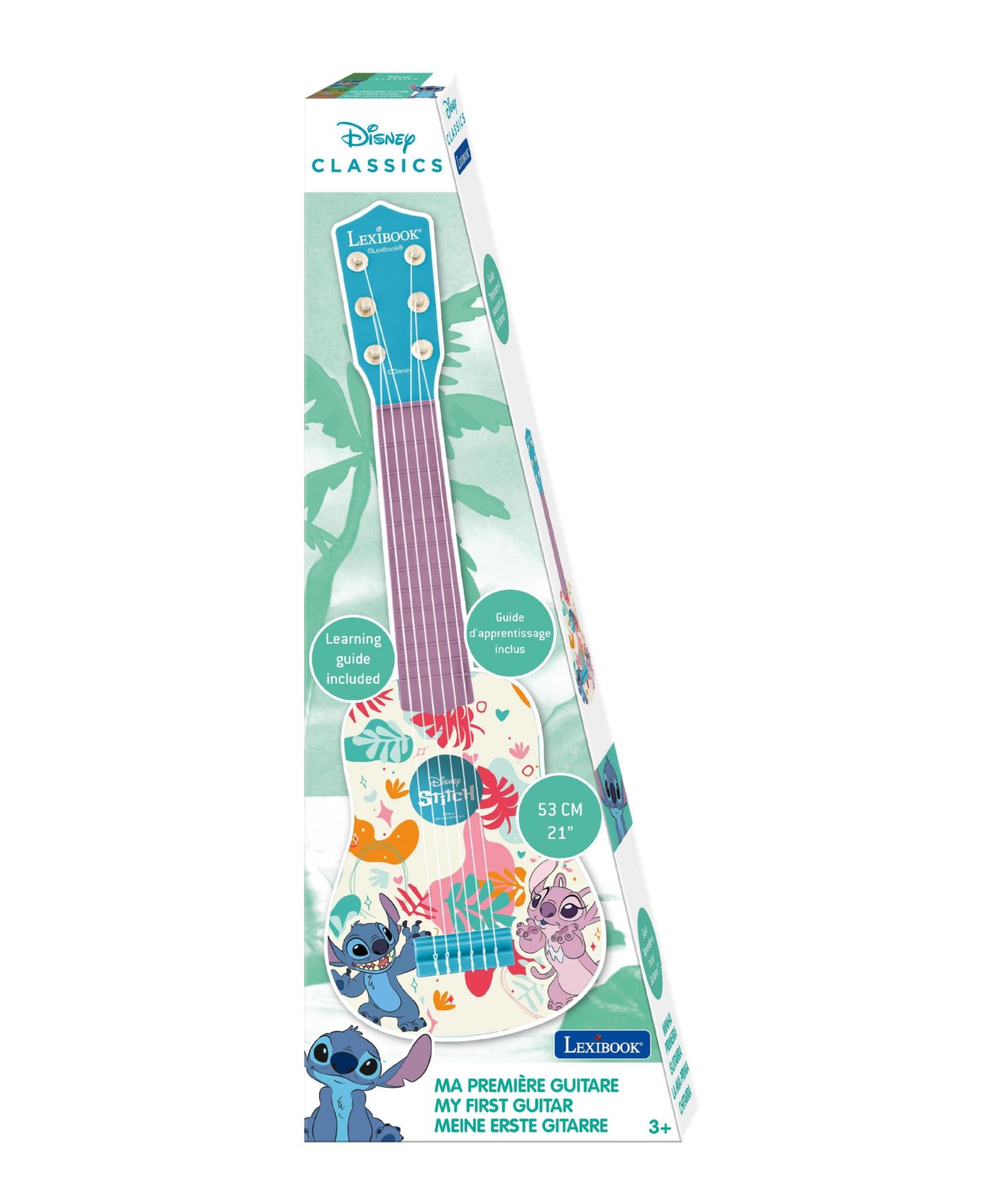 Детская игрушка Paw Patrol Disney Stitch My First 6-Nylon-String Guitar, Ages 3+ — фото 10