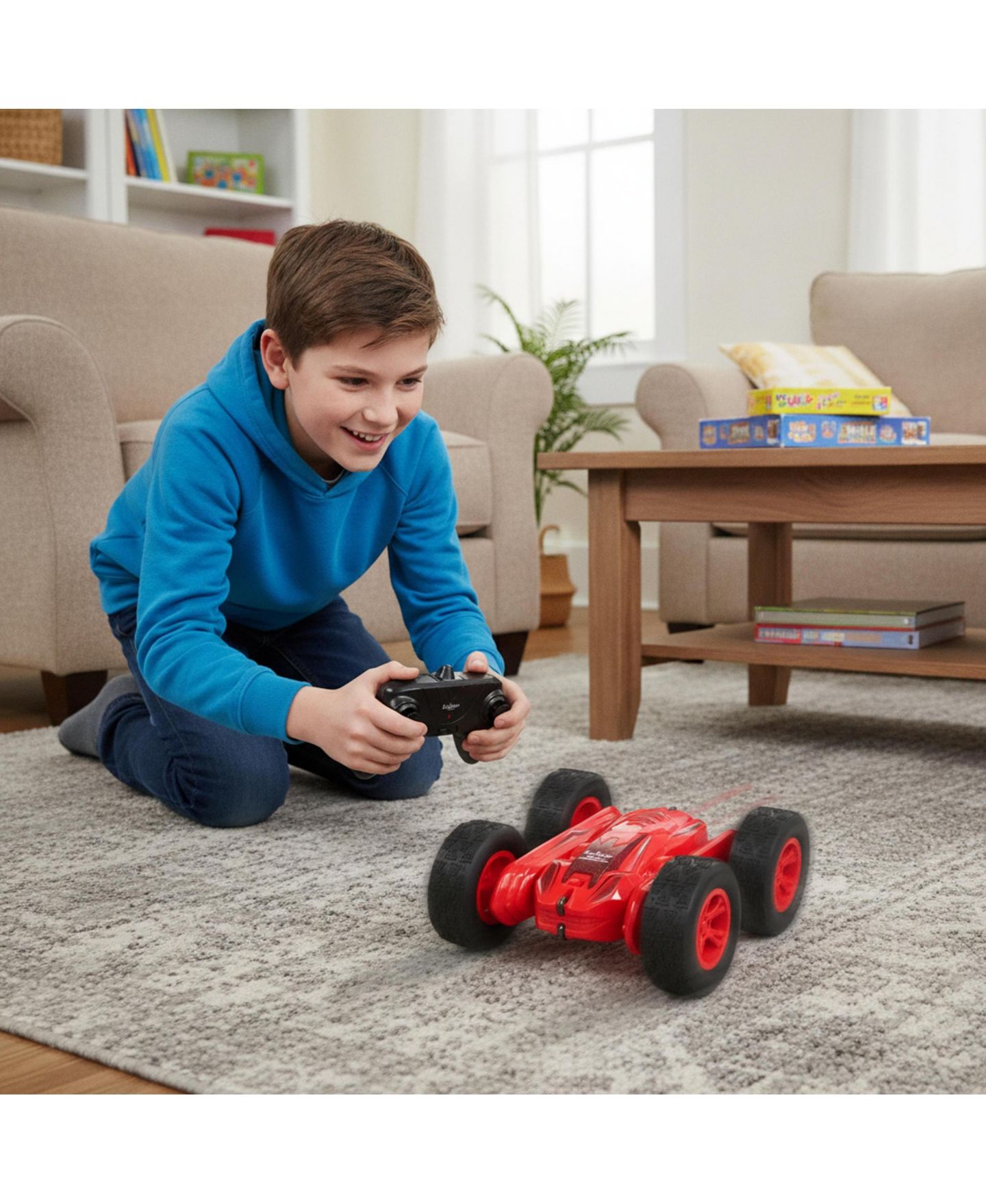 Детская игрушка Lexibook Vertical Crosslander All-Terrain Stunt RC Car RC55, цвет: Красный — фото 9