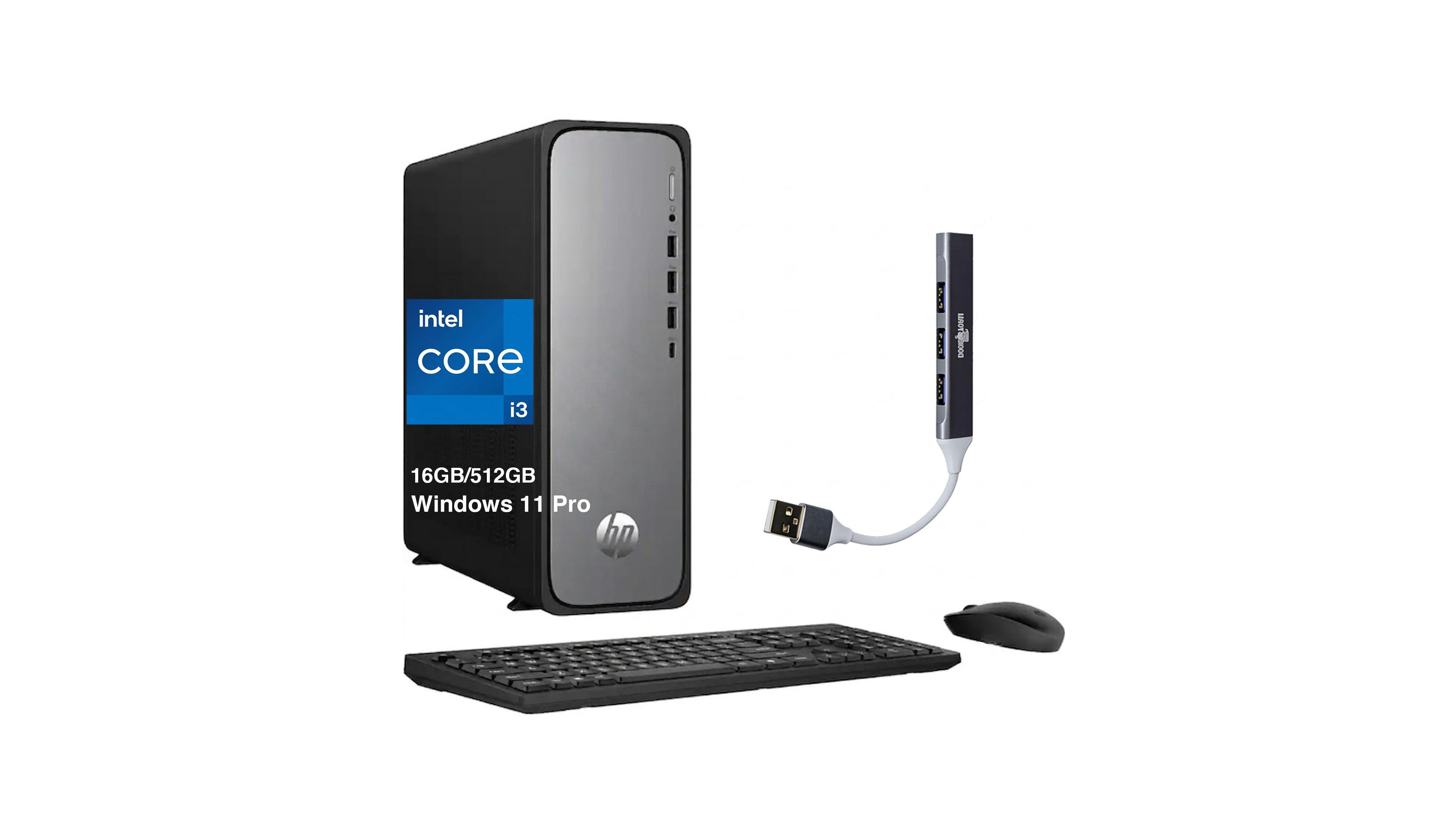 Hp OmniDesk Slim Desktop (13th Gen Intel Core i3, 16GB Ram, 512GB Ssd, Windows 11 Pro)