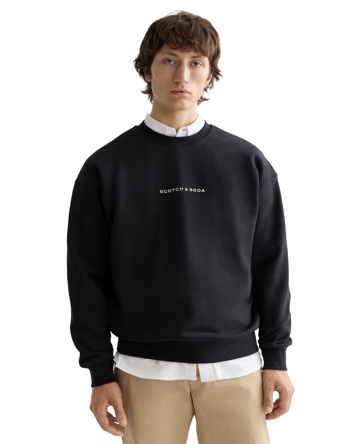 Scotch & Soda Men's Logo Print Sweatshirt
