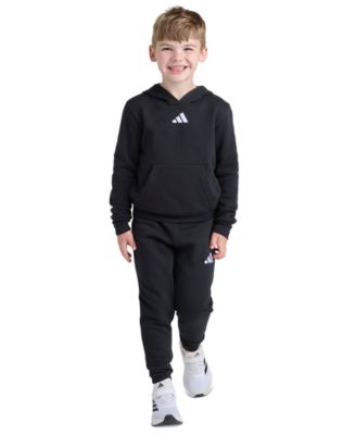 Boys' 2T-7 Essential Long Sleeve Hoodie and Jogger Pants, 2-Piece Set