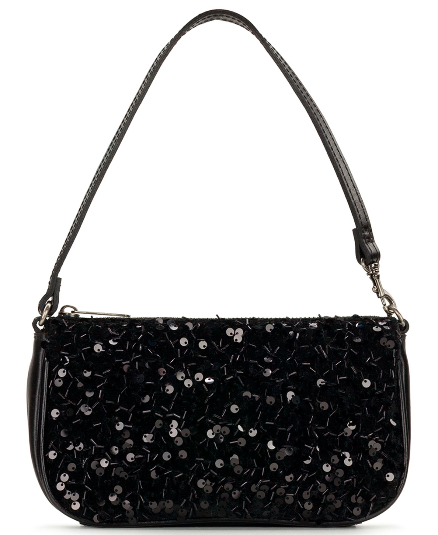 Женская сумка Patricia Nash Whitley Small Sequin Shoulder, цвет: Чёрный — фото 1