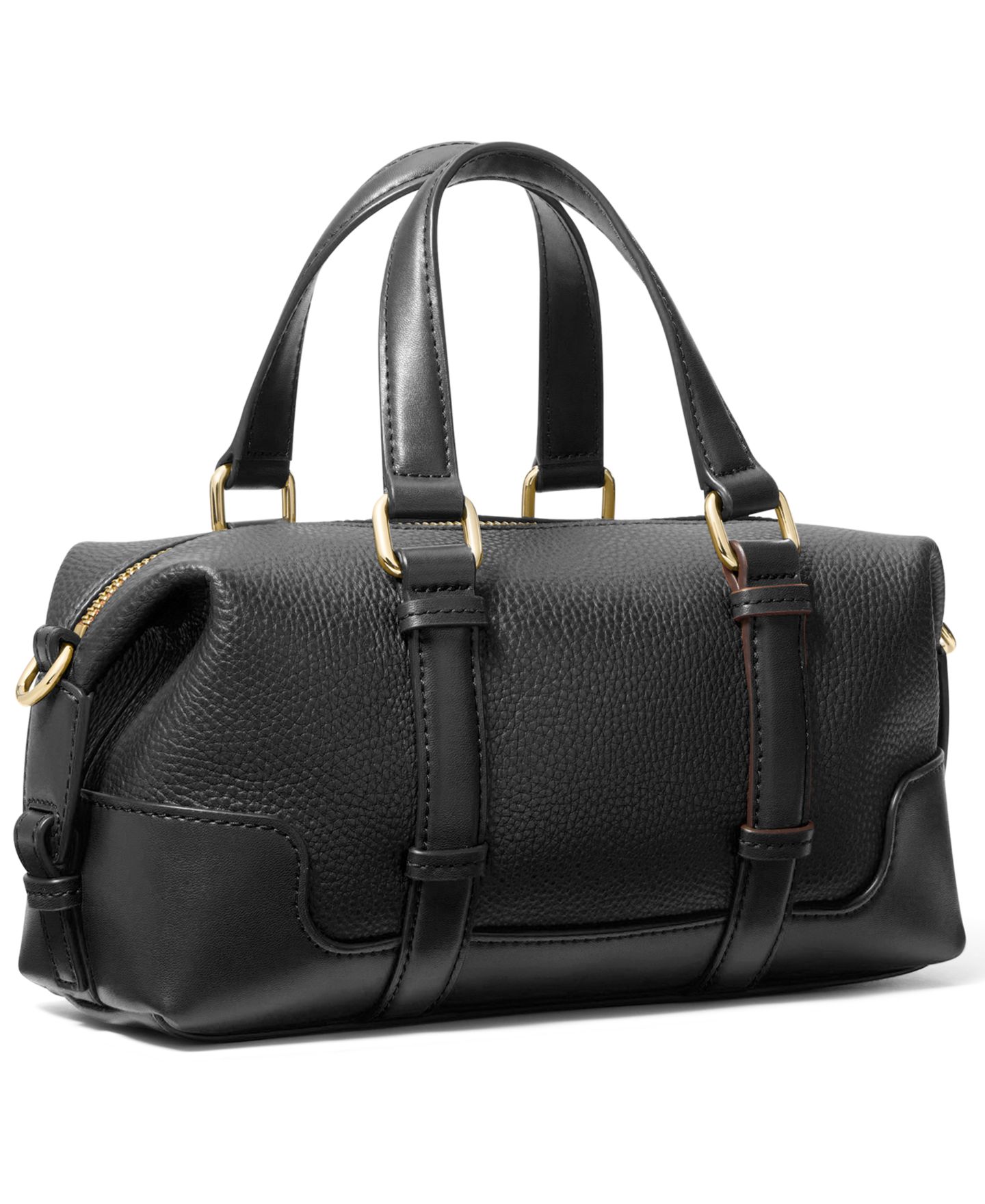 Женская сумка Michael Kors Teddi Extra Small Slouchy Adjustable-Strap Crossbody, цвет: Чёрный — фото 2