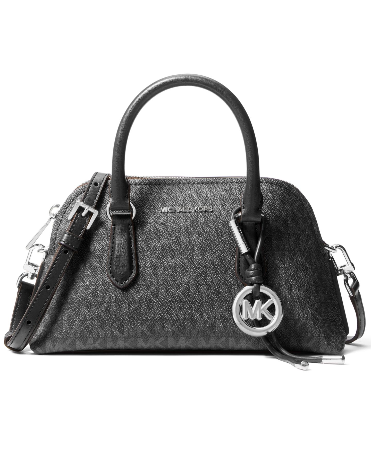 Женская сумка Michael Kors Shaye Small Dome Crossbody, цвет: Чёрный — фото 1