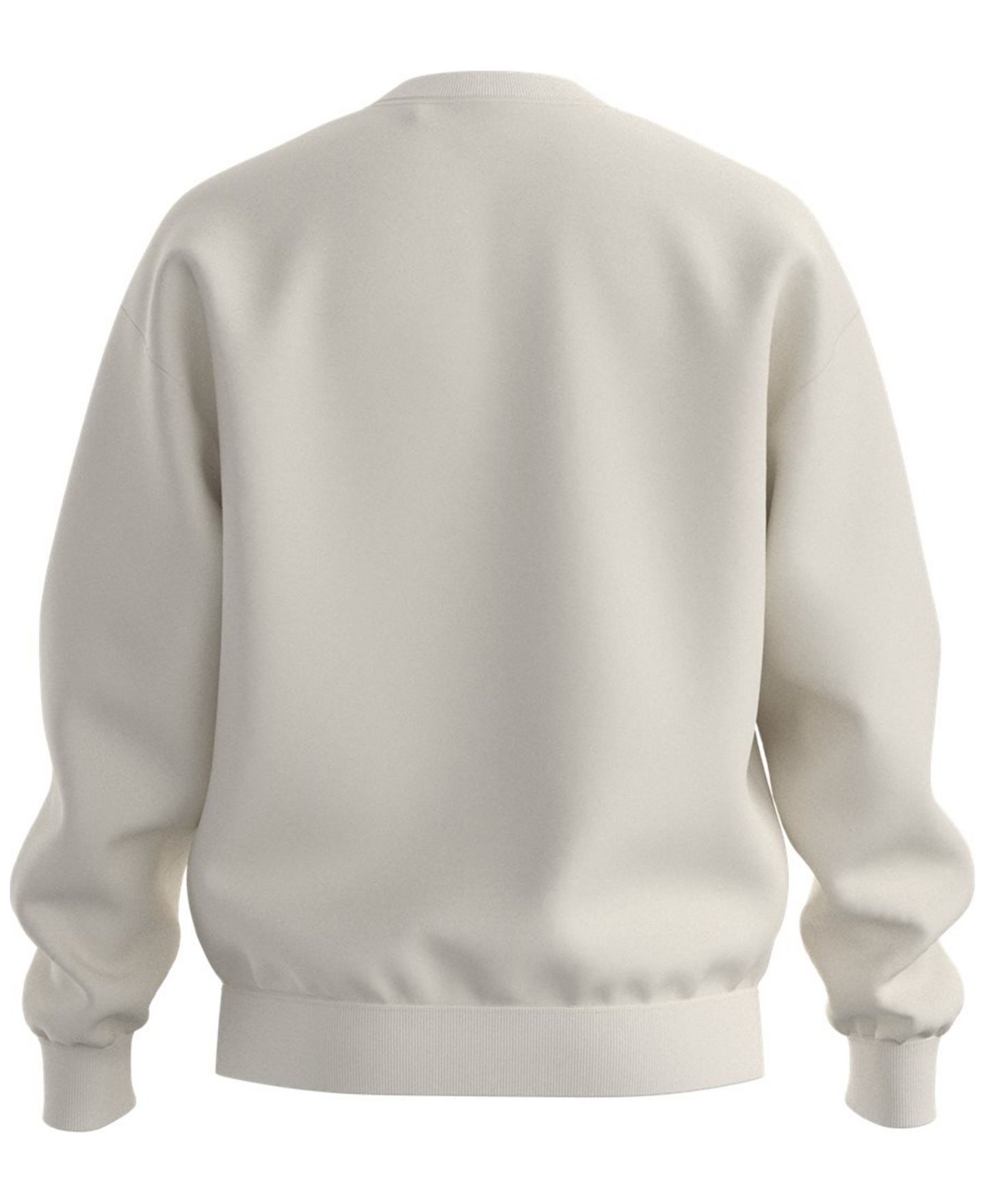 Мужской свитшот Hugo Boss Nespon French-Terry Crewneck Logo Print, цвет: Белый — фото 2