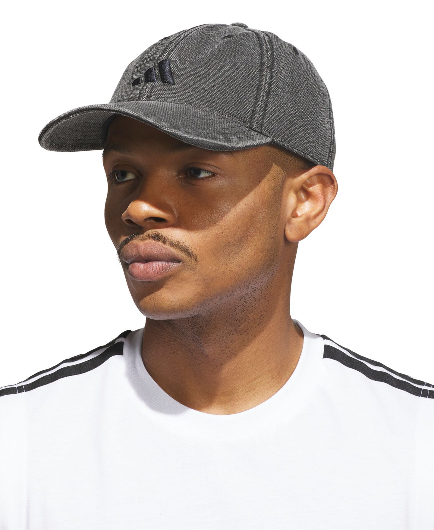 Мужская кепка adidas OG Italian Dye Low-Crown Strapback, цвет: Чёрный — фото 5
