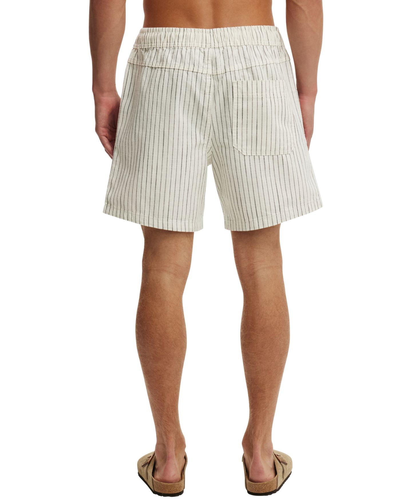 Мужские шорты Cotton On Easy Short Regular-Fit Pull-On Shorts, 6" Inseam, цвет: Костяной — фото 4