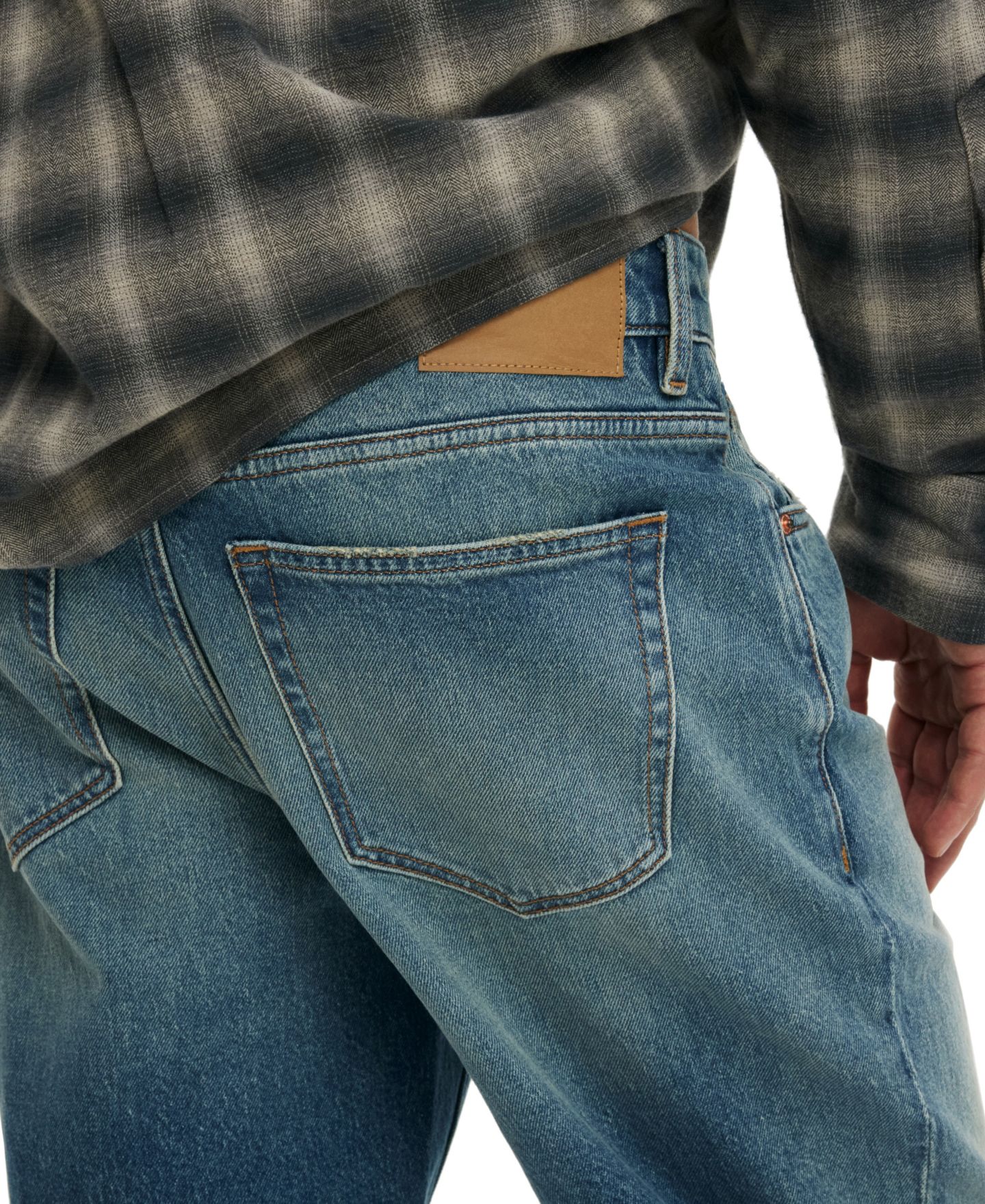 Мужские джинсы COTTON ON Loose Straight Jean Relaxed-Fit, цвет: Синий — фото 5