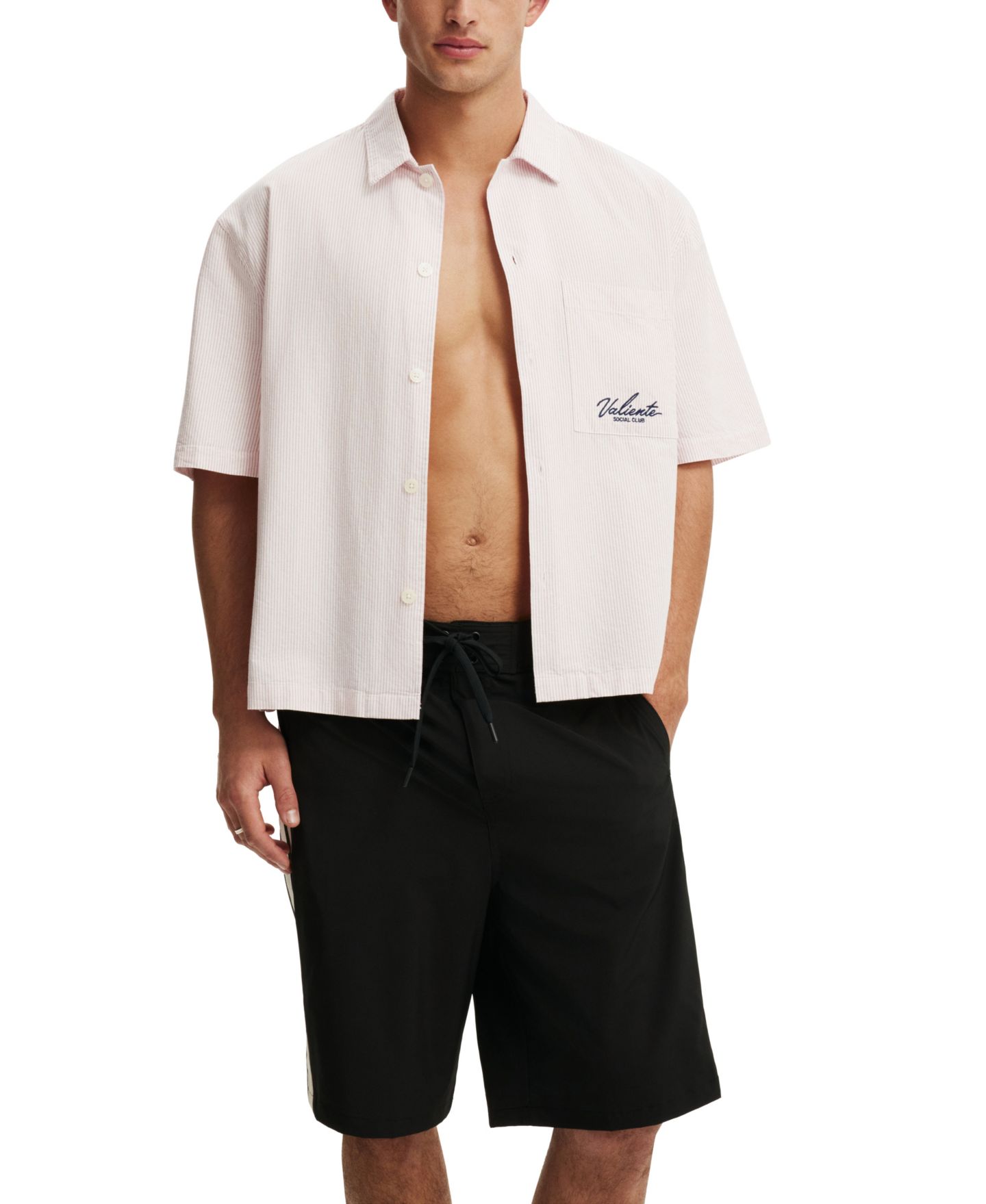 Мужские шорты Cotton On Super Baggy Y2K Board Shorts, 11" Inseam, цвет: Чёрный — фото 6