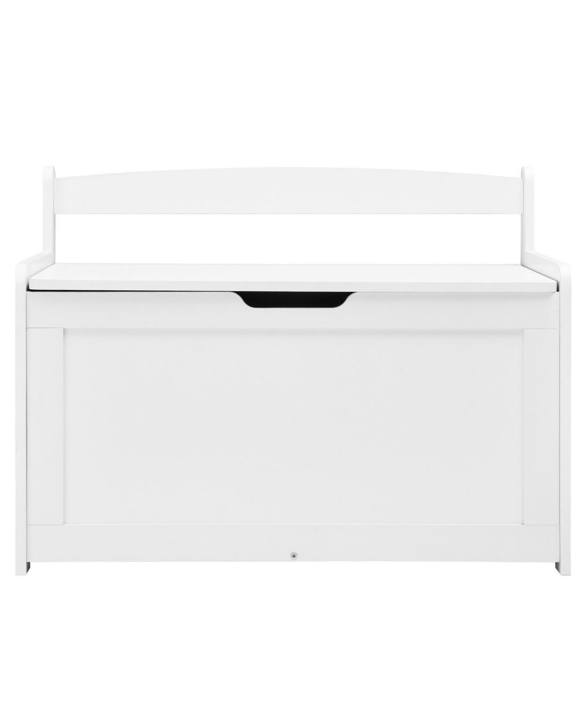 Slickblue Wooden Toy Chest Bench with Flip Lid for Playroom Storage