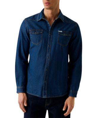 Men's Truckee Western Long-Sleeve Denim Shirt