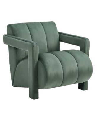 Velmor Contemporary Velvet Accent Armchair