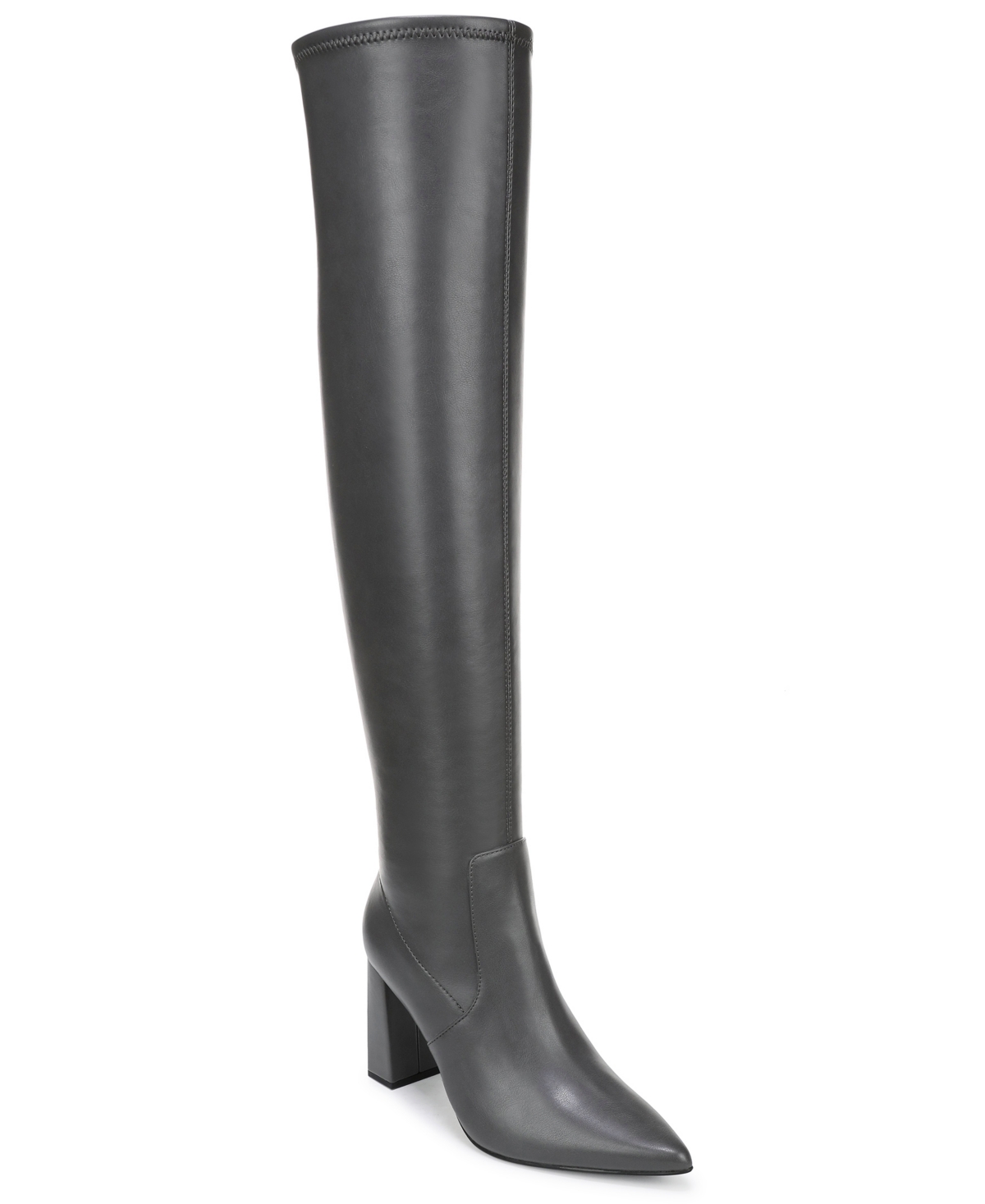 Wild Pair Women's Carlaa Over-the-Knee Pointed-Toe Block-Heel Boots, Macy's Exclusive - Grays Harbor
