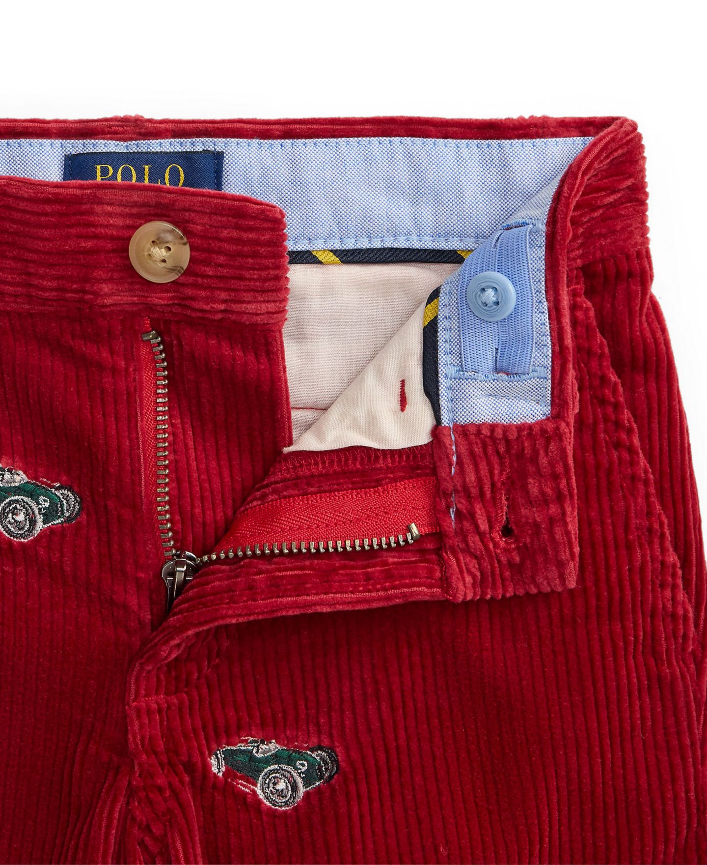 Брюки Polo Ralph Lauren Bedford Corduroy Straight-Fit Pants для мальчиков, цвет: Красный — фото 6