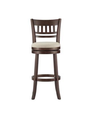 Jaxon Lattice Back Swivel Bar Stool