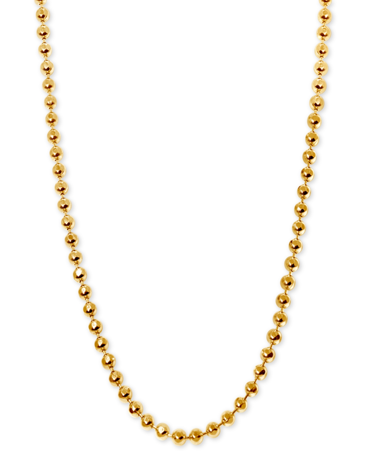 Alex Woo Beaded 18" Chain Necklace in 14k Gold