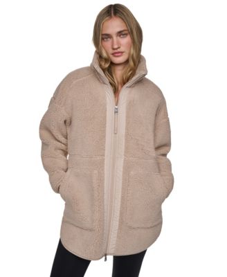 Women's Sherpa Mock-Neck Full-Zip Jacket