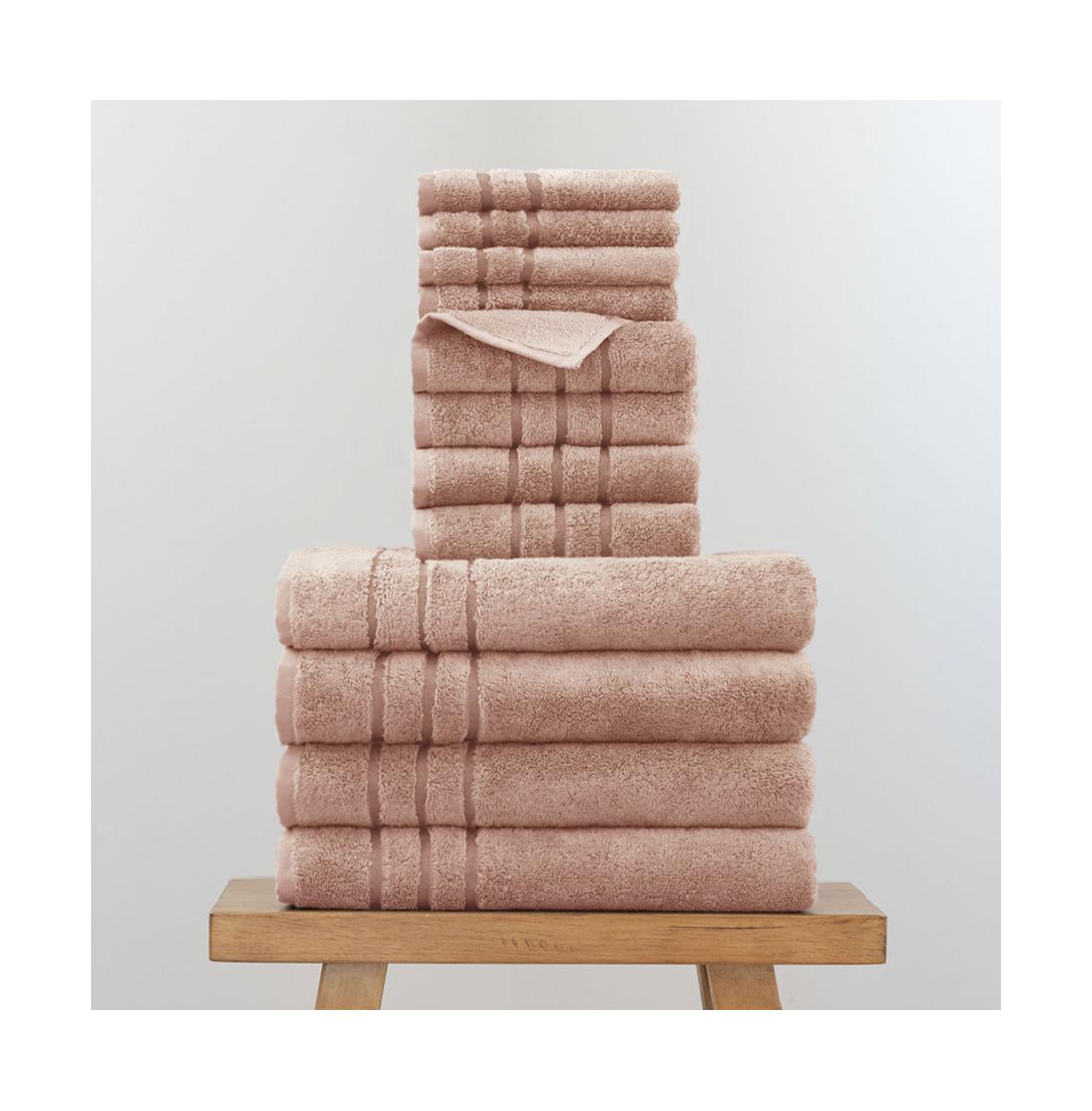 Cariloha Bath Towel 4-Piece Set Includes 4 Towels, Hand Towels and Washcloths