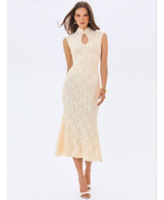 Women's Garcelle Keyhole Mermaid Midi Dress