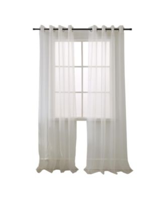 Cara Grommet Curtain Panel For Windows 54Inch x 84Inch