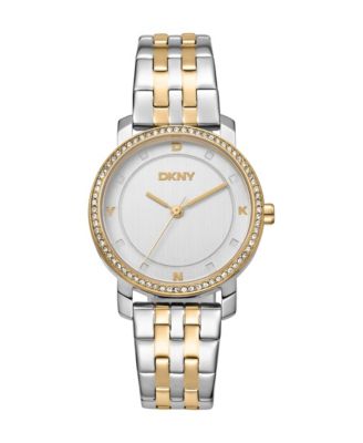 Women's Quartz Evening Two Tone Stainless Steel Bracelet Watch, 32mm Water Resistant