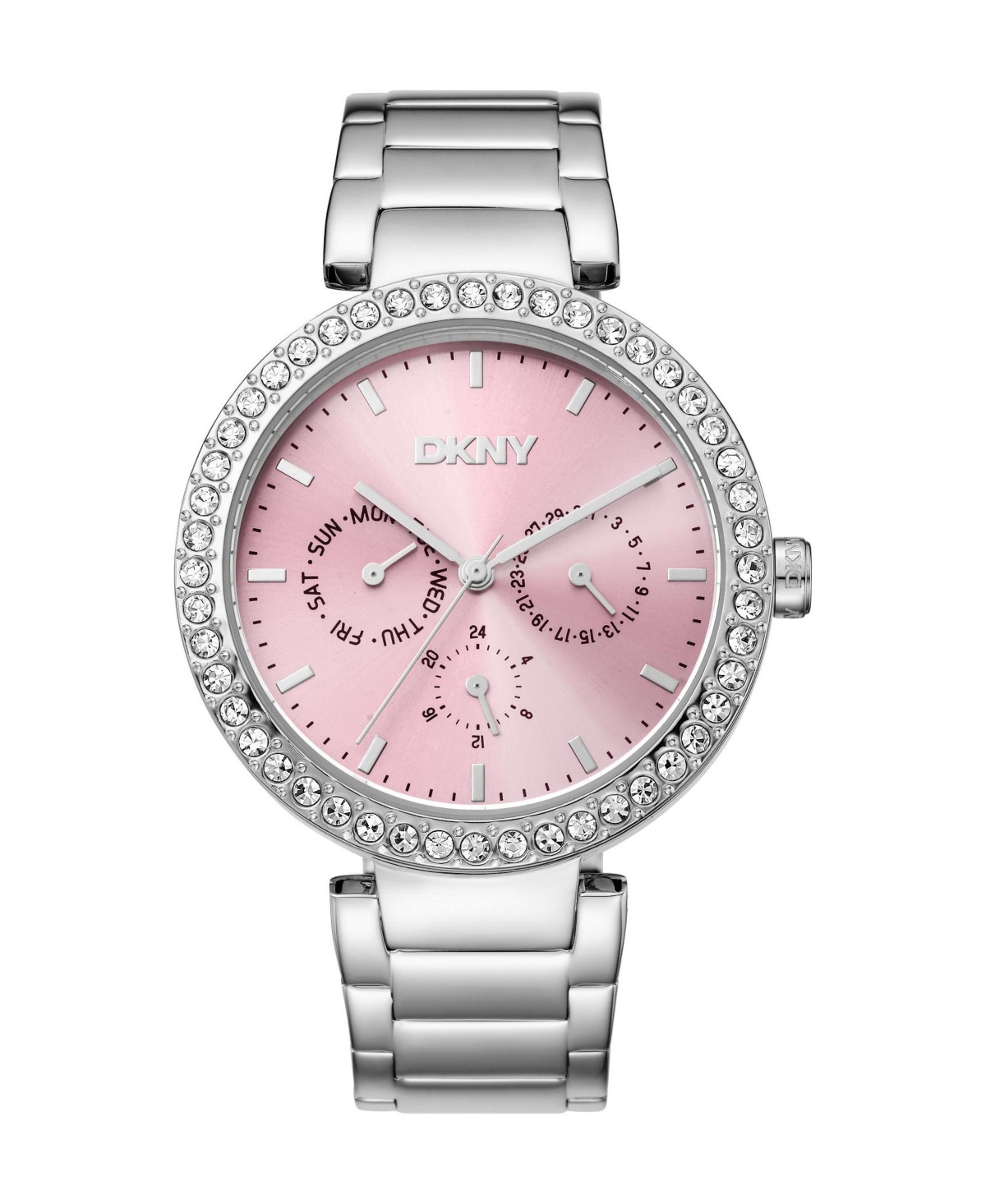 Dkny Women's Quartz Evening Stainless Steel Bracelet Watch, Water-Resistant, 40 mm