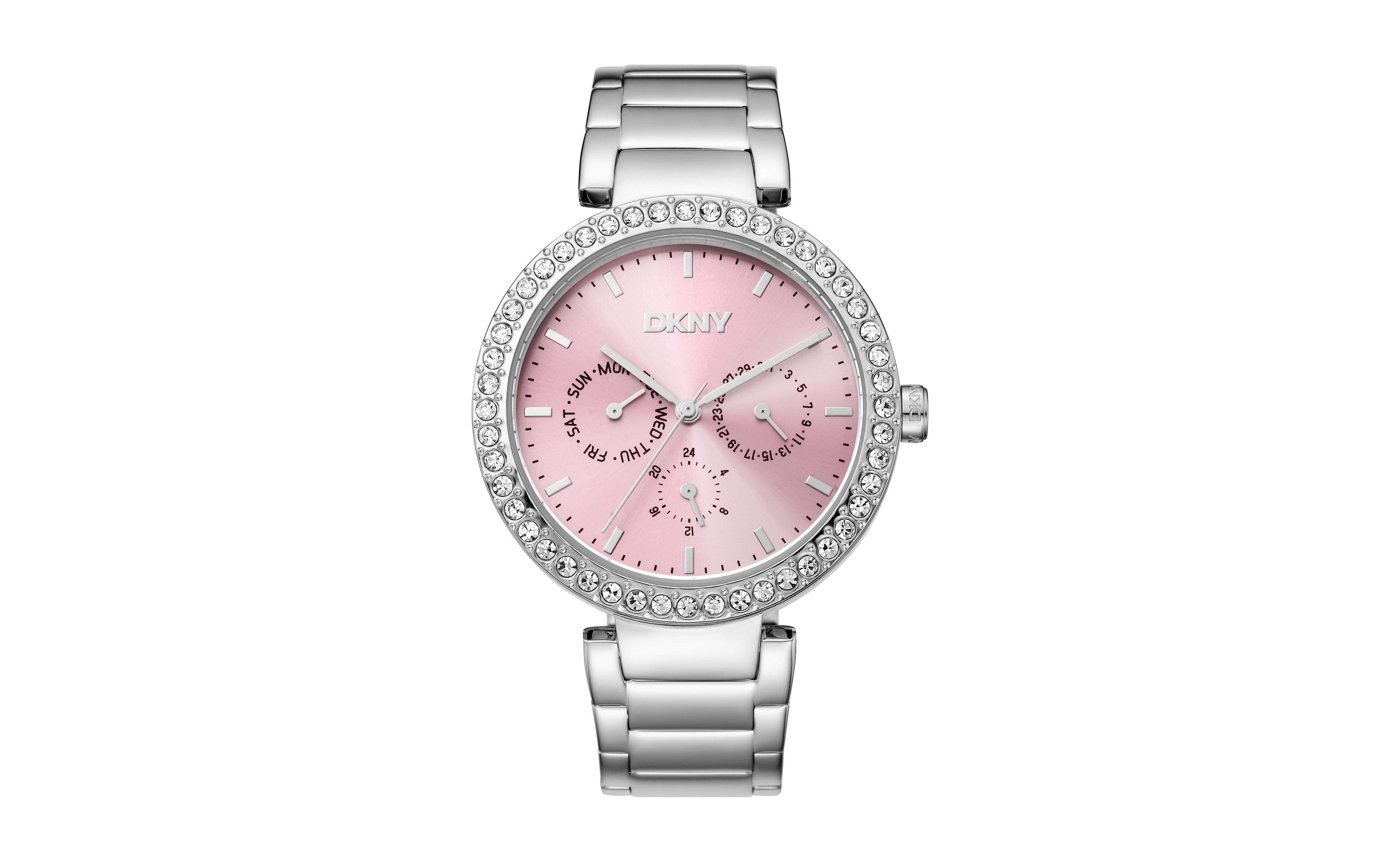Dkny Women's Quartz Evening Stainless Steel Bracelet Watch, Water-Resistant, 40 mm