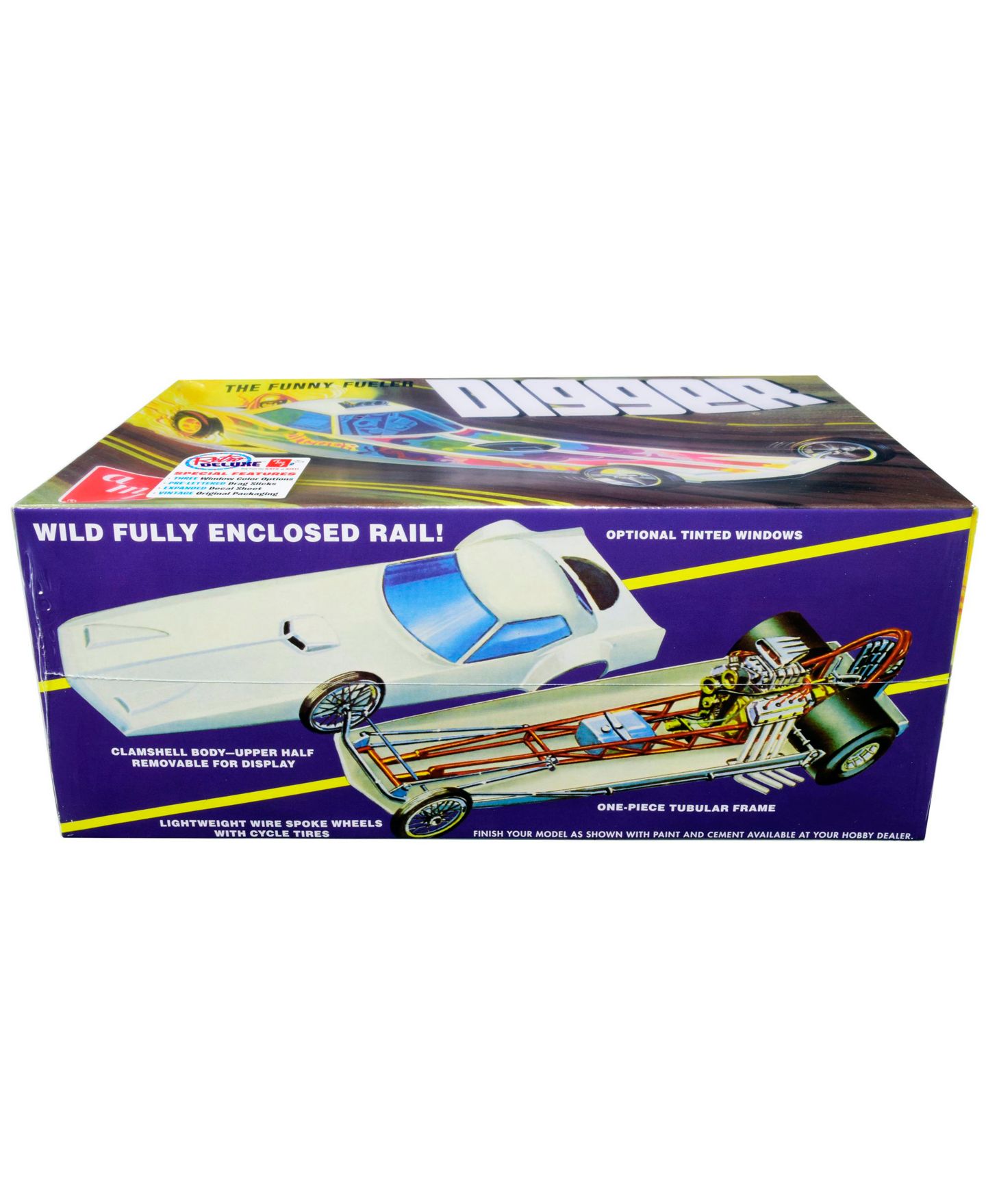 Детские конструкторы AMT Digger Dragster Funny Fueler 1/25 Scale Model Kit, Ages 14 & Up — фото 2