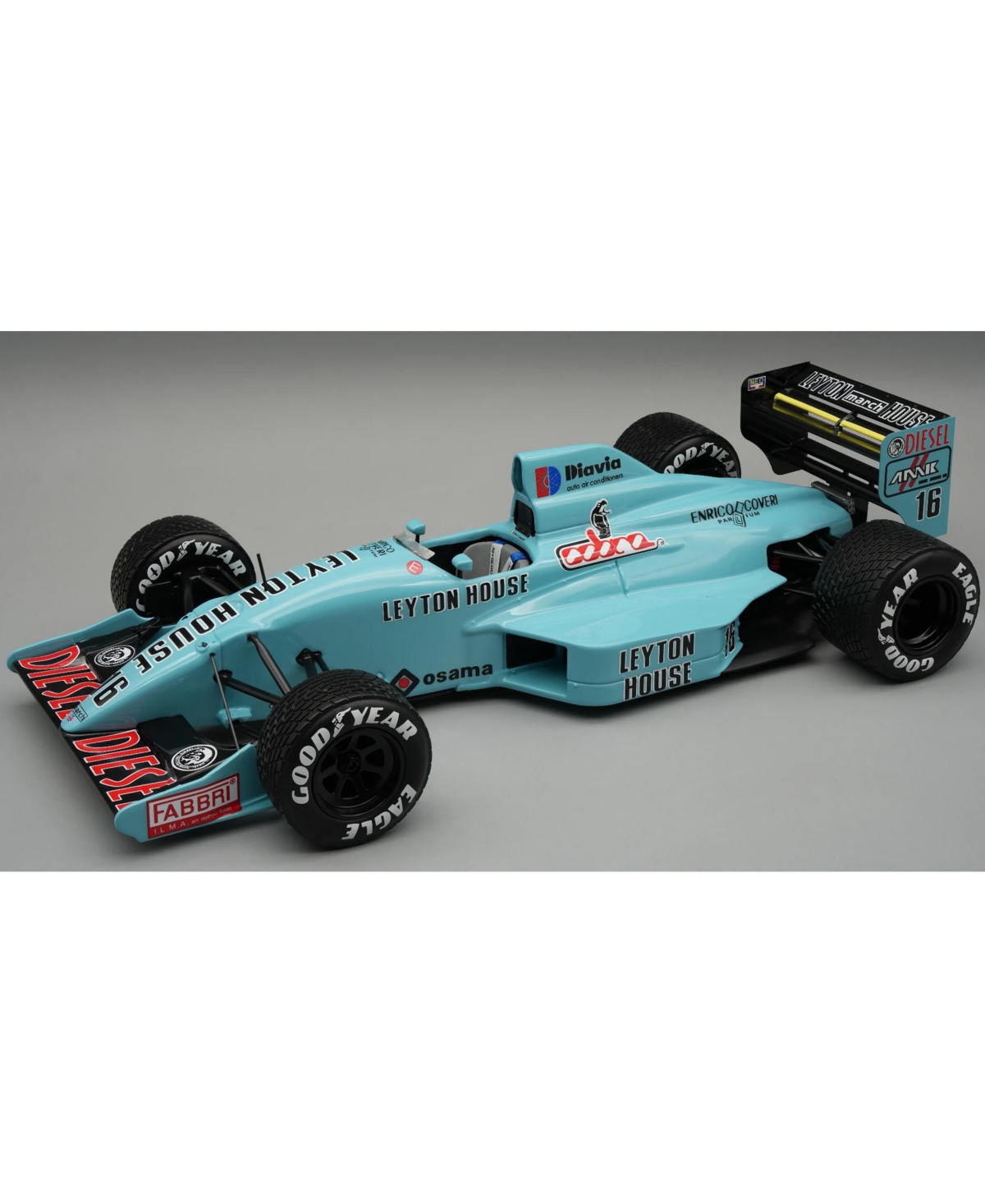 Tecnomodel 1/18 Scale March 881 F1 Belgian Gp Mythos Limited Edition Model Car with Display Case