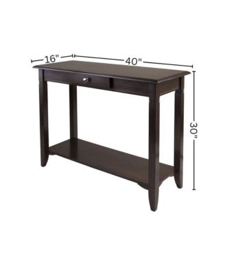 Console Table, Drawer Shelf, Hallway Entryway Table, Solid Wood