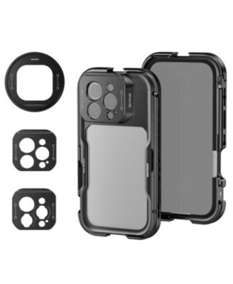 Video Rig Phone Stabilizer Cage T-Mount Lens Adapter for iPhone 16 Pro