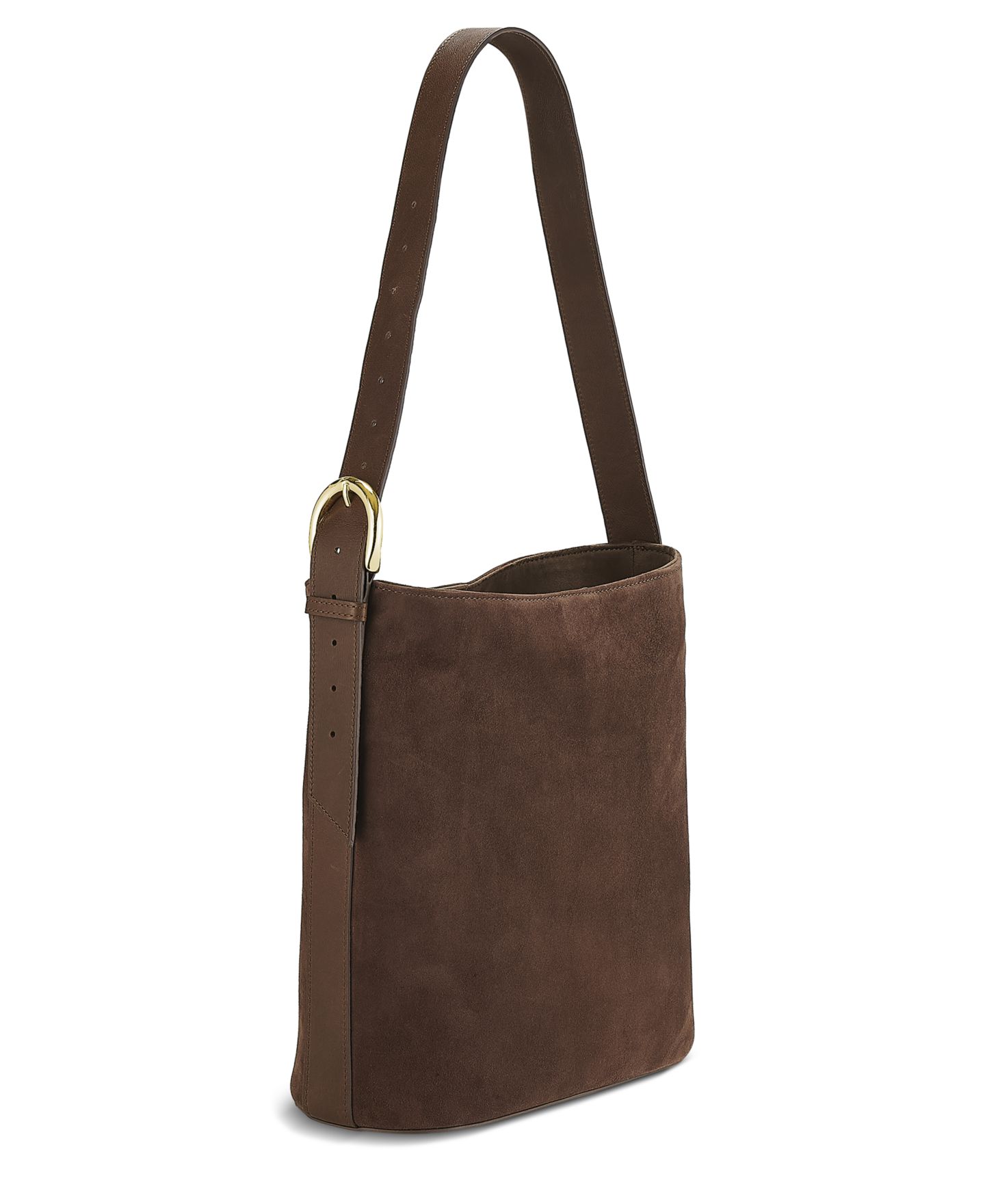 Женская сумка GiGi New York Avery Medium Suede Hobo Shoulder Handbag, цвет: Коричневый — фото 3