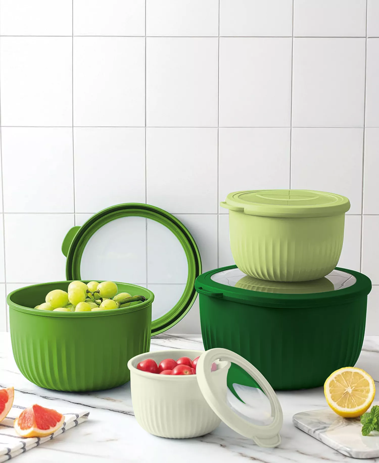 8-Piece Art & Cook Round Nesting Bowl Set with Lids .20