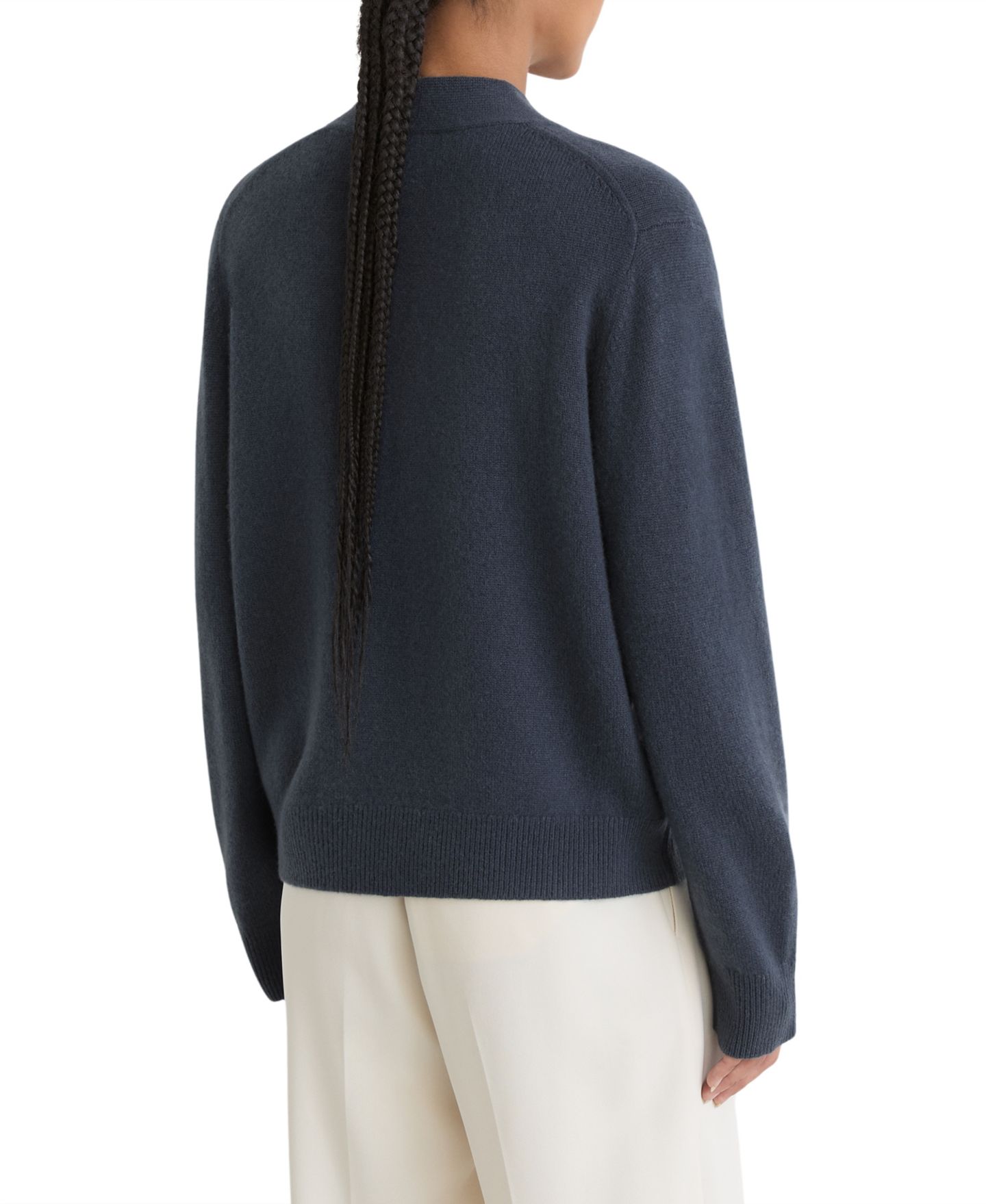 Женский свитер REISS Cashmere, цвет: Сланцевый синий — фото 3