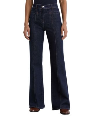 Petite Claude High-Rise Wide-Leg Jeans