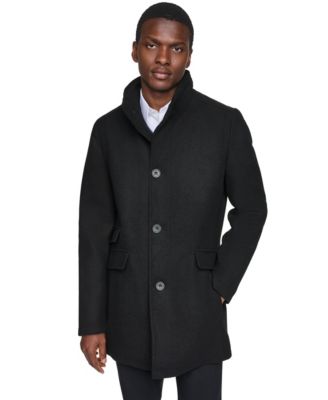 Men's Wool Button Car Coat