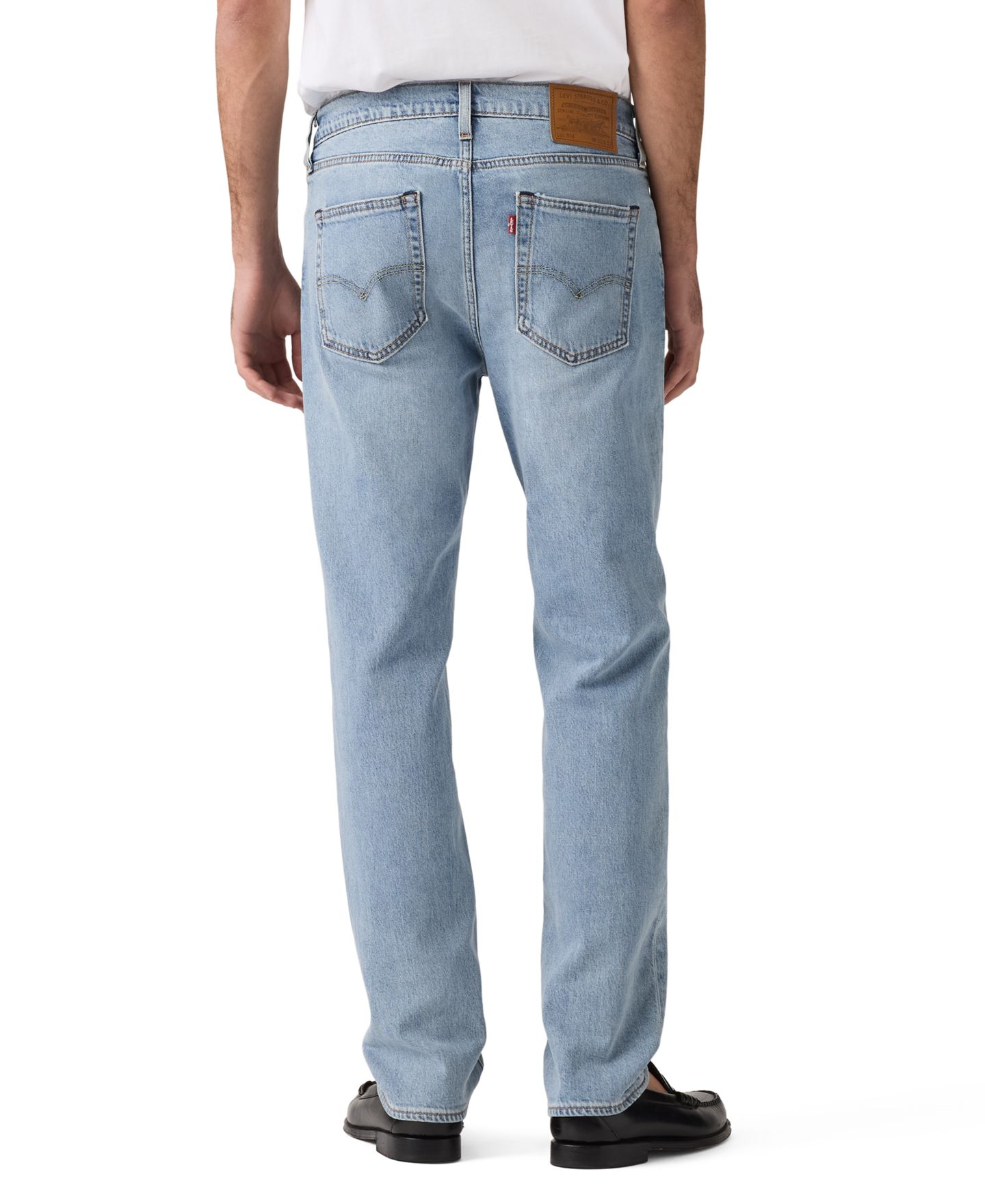 Мужские джинсы Levi's 514™ Straight-Fit, цвет: Молочный — фото 3