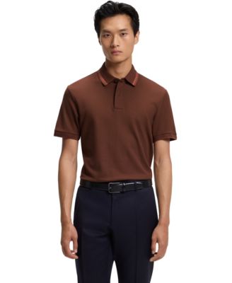 Men's Cotton Piqu&eacute; Regular-Fit Polo Shirt