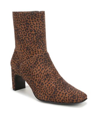 Women's Nona Square Toe Faux Leather Booties