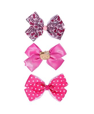 Girls' Officially Licensed Alligator-Clip Hair Clips, 3-Piece Set